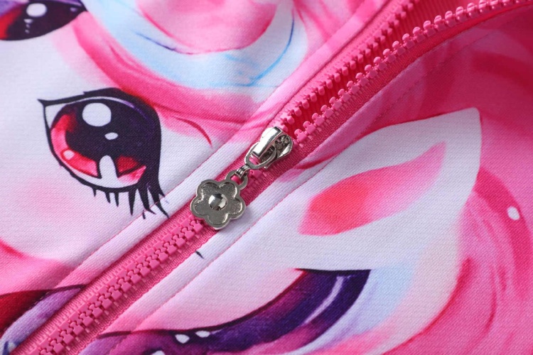 Dívčí funkční mikina Kugo SM3591 meruňková